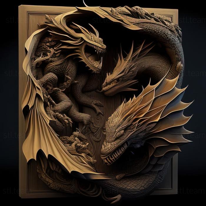 3D модель Шлях володарів драконів Дорога стати драконом Мас (STL)